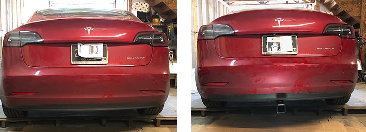 Tesla Tow Hitch Install